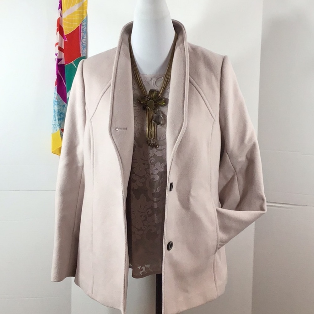 The Limited wool blend long jacket L NWT